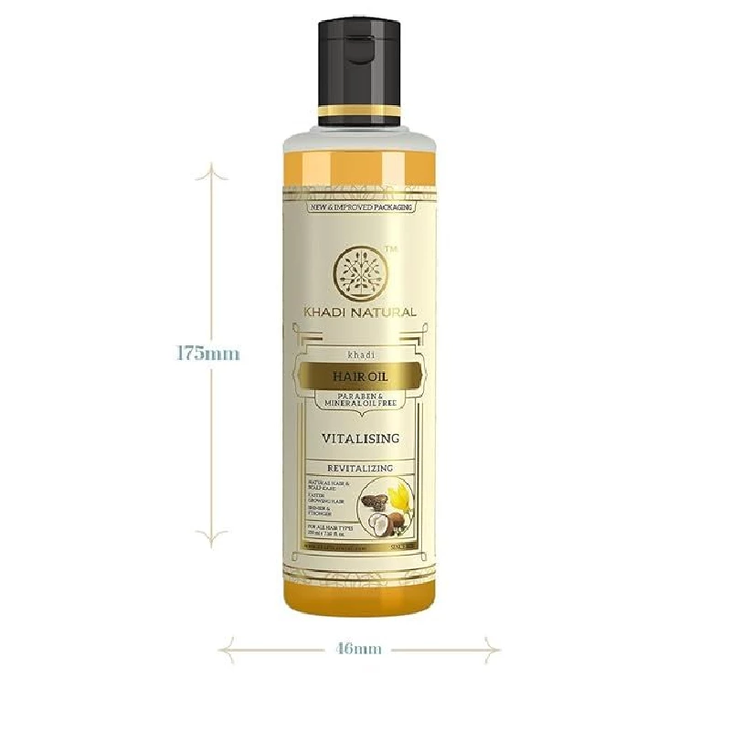 Khadi Natural Vitalising Herbal Hair Oil, 100 ml-5.webp